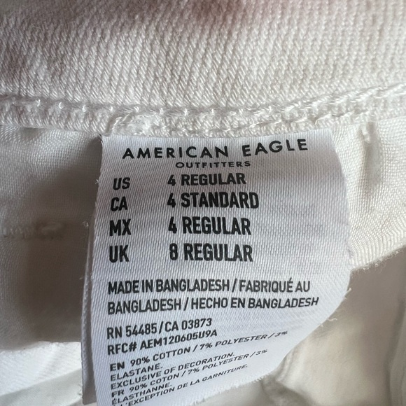 American Eagle | White Denim Skirt - Size 4 - Picture 5 of 7